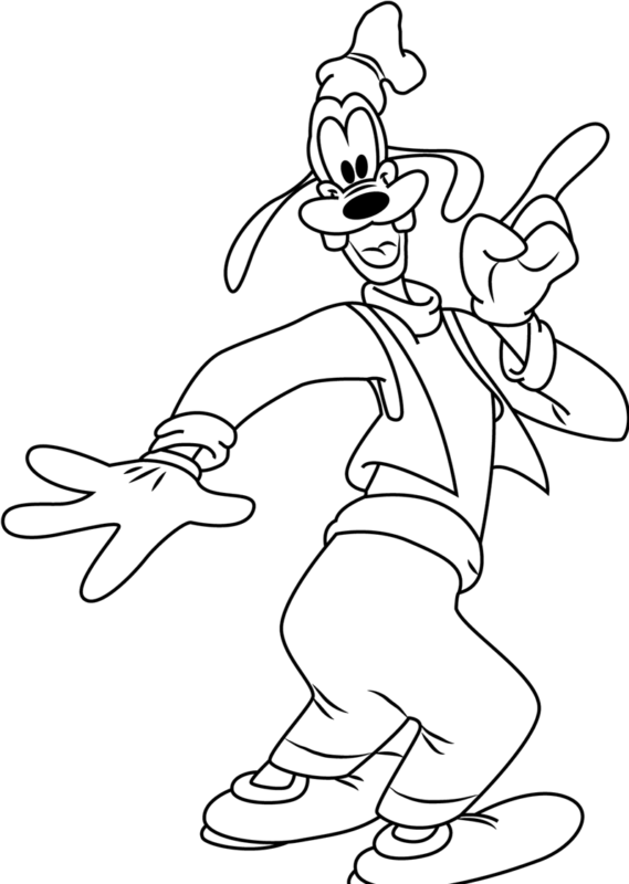 Goofy Coloring Pages Printable for Free Download