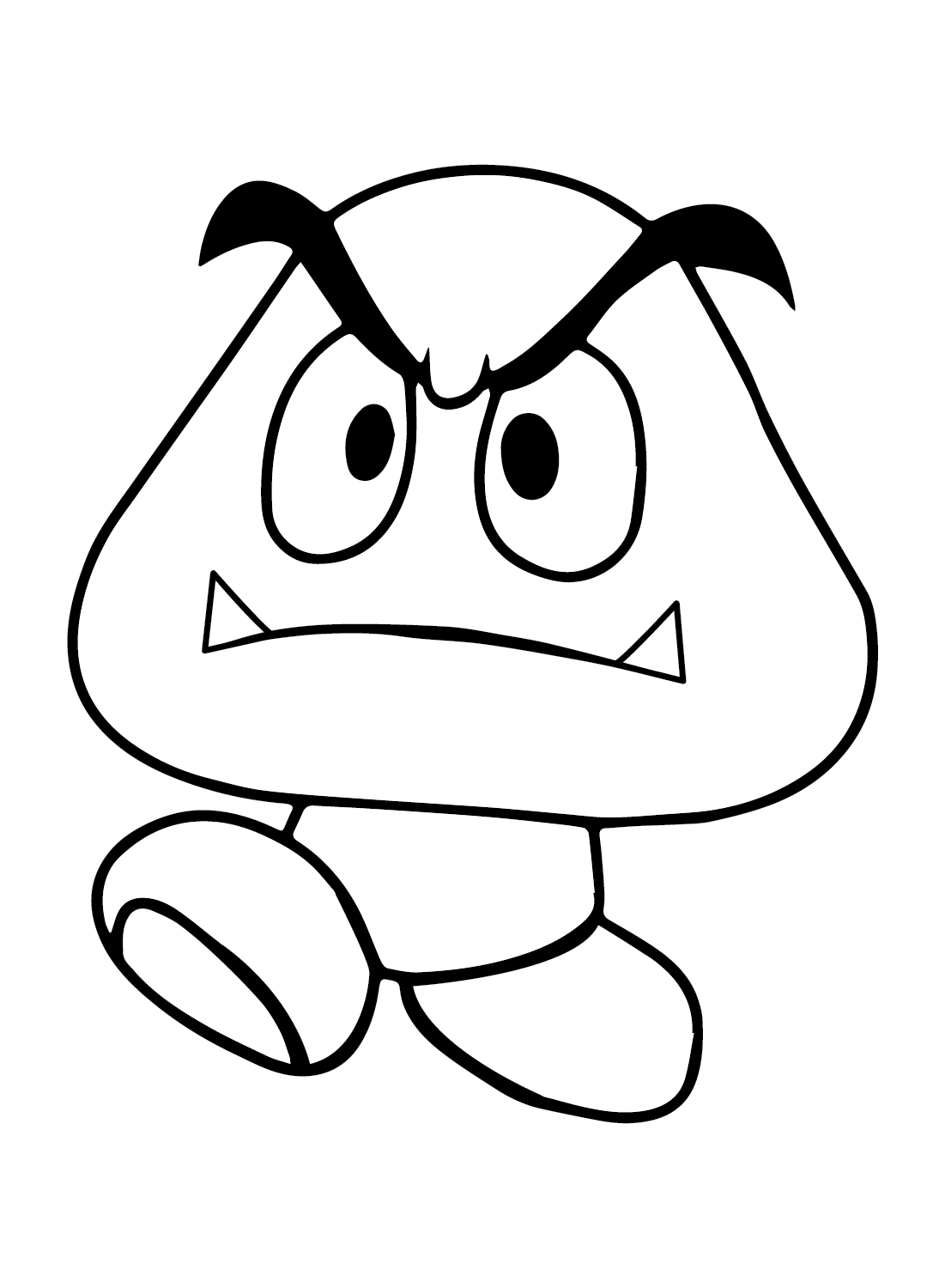 Goomba Coloring Pages Printable for Free Download