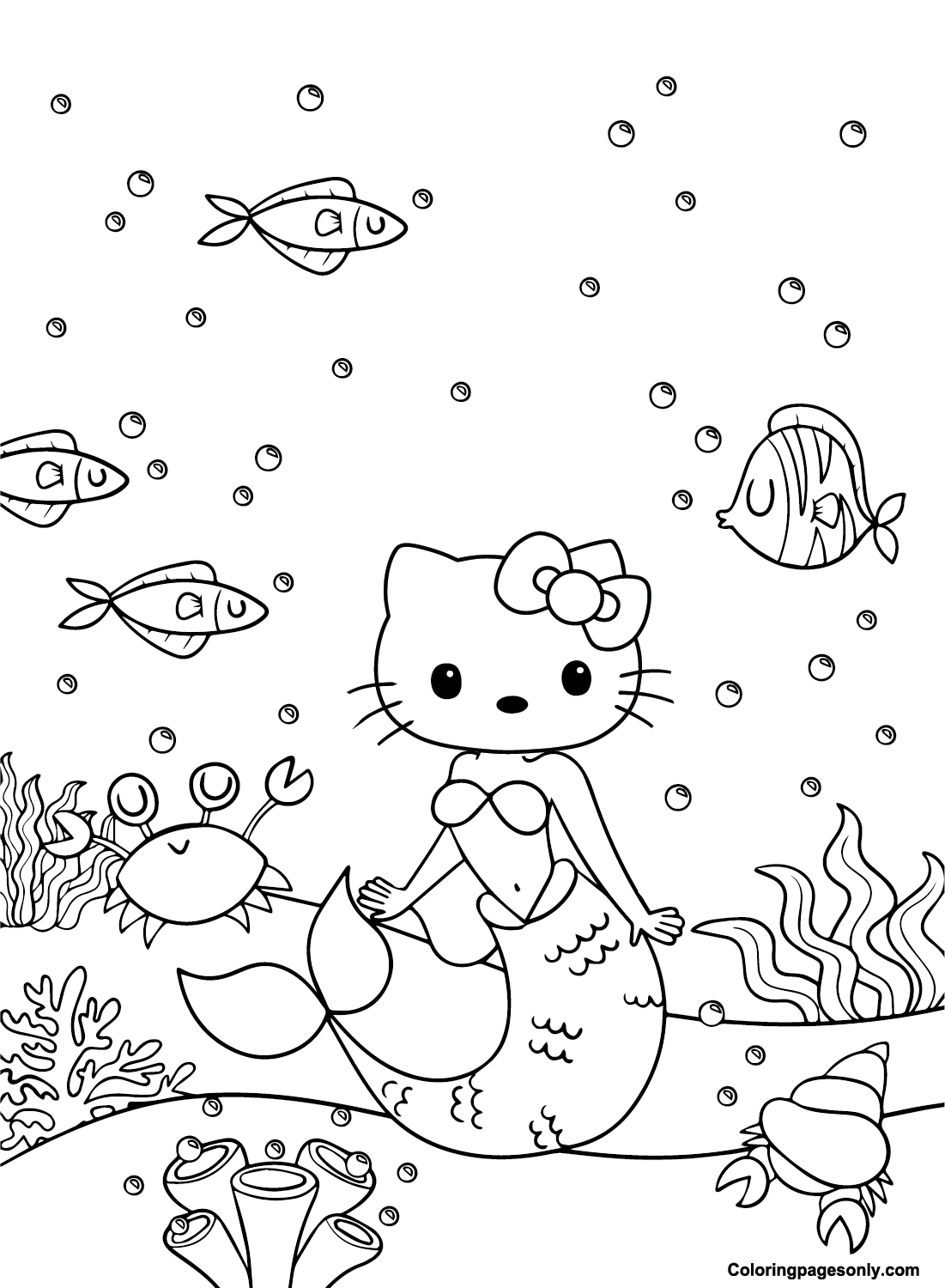 68 Hello Kitty Coloring Pages (Free PDF Printables)