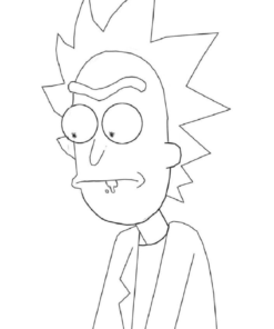 Rick and Morty Coloring Pages Printable for Free Download