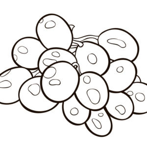 Grapes Coloring Pages Printable for Free Download