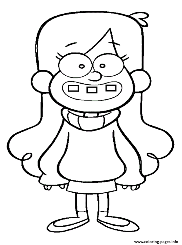 Gravity Falls Coloring Pages Printable for Free Download