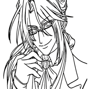 undertaker black butler coloring pages