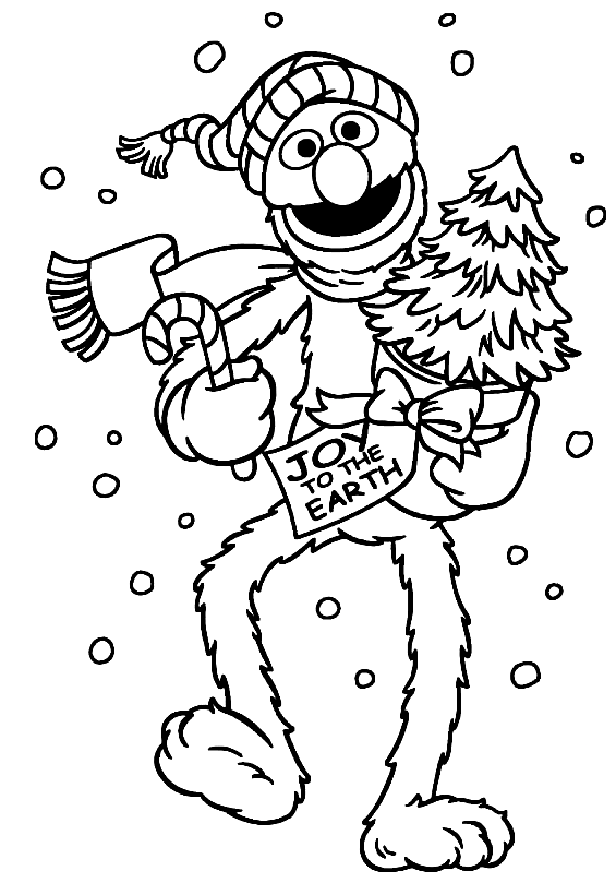 Grover Coloring Pages Printable for Free Download