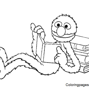 Grover Coloring Pages Printable for Free Download