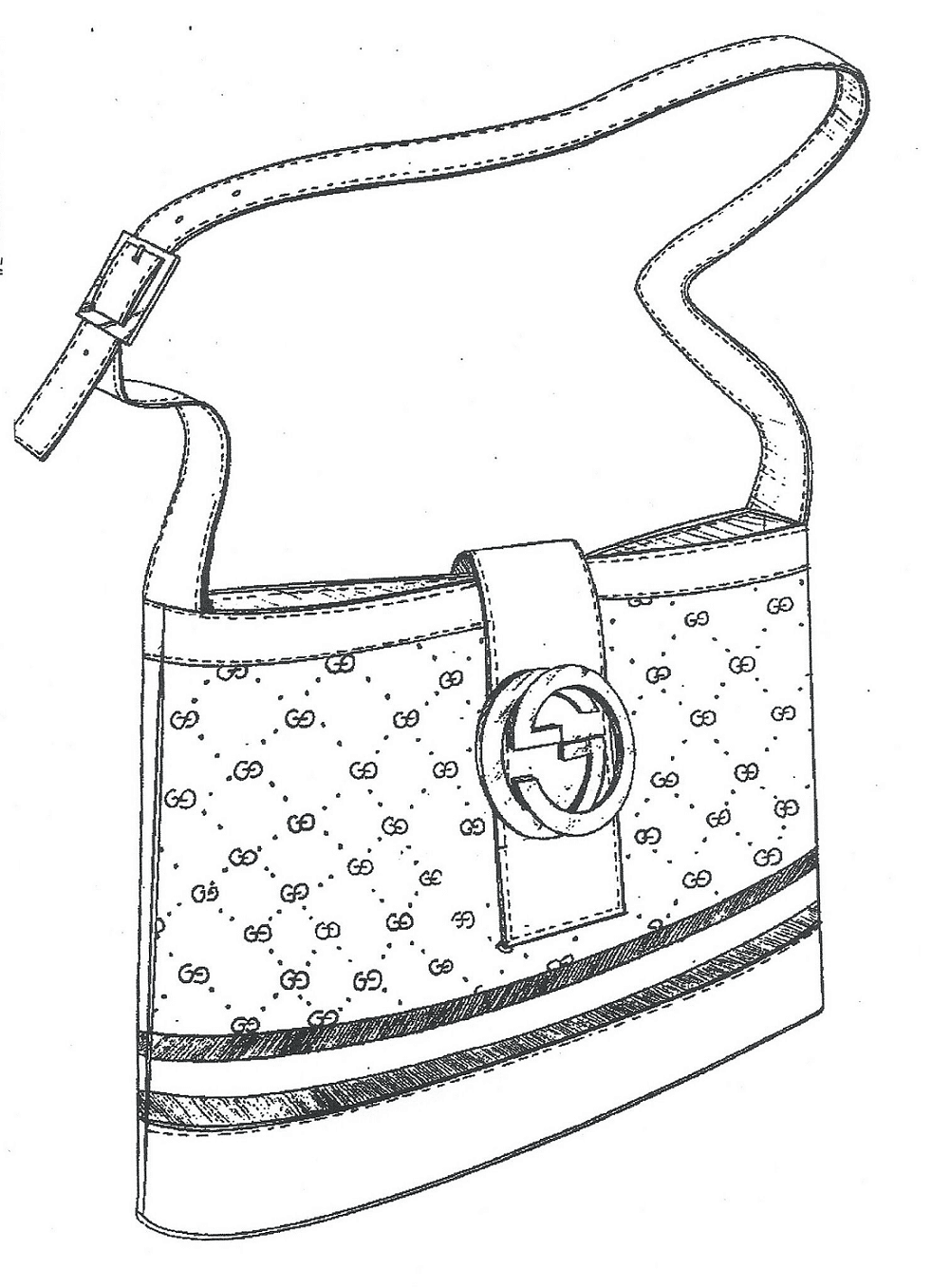 Gucci feat Disney Minnie Coloring Pages - Gucci Coloring Pages