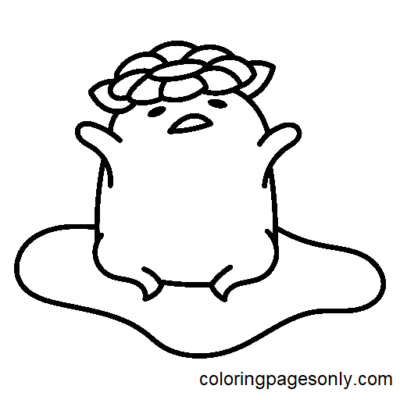 Gudetama Coloring Pages Printable for Free Download