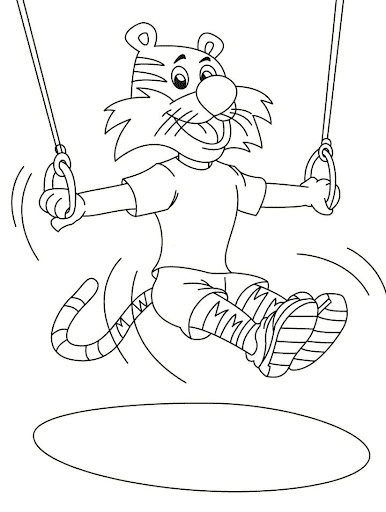 Gymnastics Coloring Pages Printable for Free Download