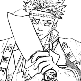 Gyomei Himejima Coloring Pages Printable for Free Download