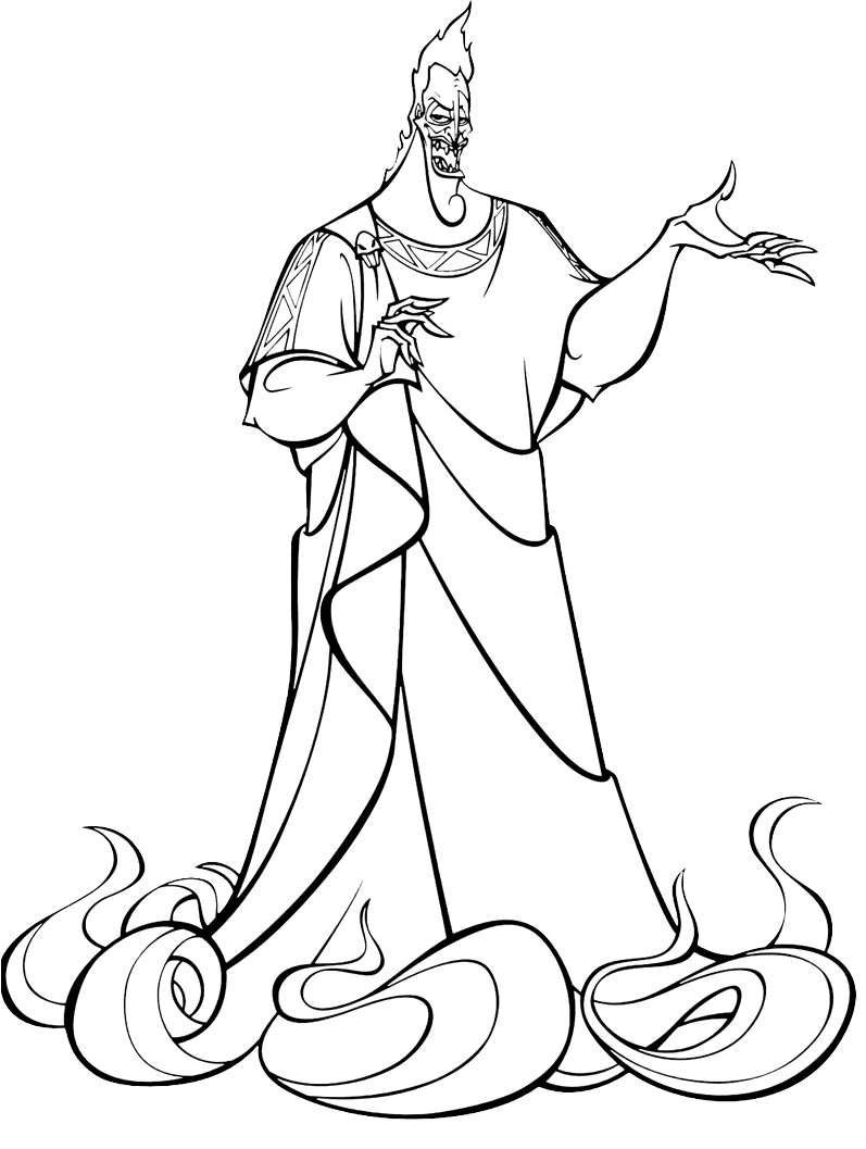 hercules muses coloring pages
