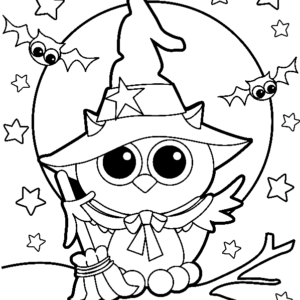 40 Desenhos do Halloween para Colorir  Halloween coloring sheets, Owl  coloring pages, Halloween coloring pages