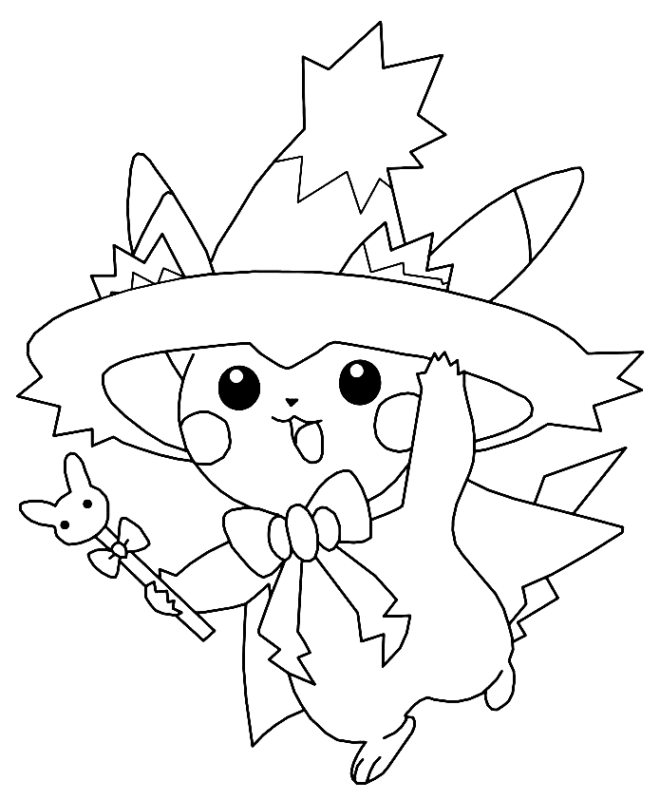 Pokemon Halloween Coloring Pages Printable for Free Download