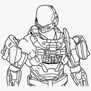 Halo Coloring Pages Printable for Free Download