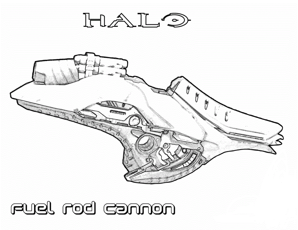 Halo Coloring Pages Printable for Free Download