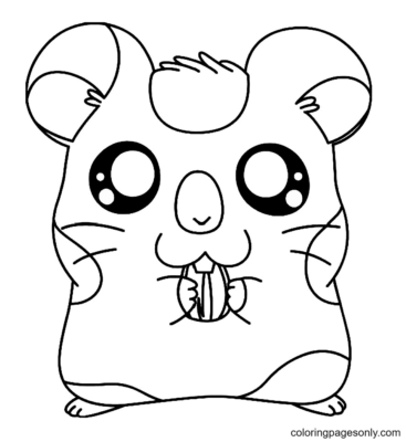 Hamster Coloring Pages Printable for Free Download