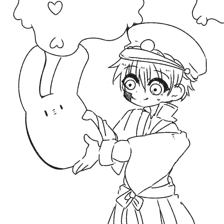 Toilet Bound Hanako-Kun Coloring Pages Printable for Free Download