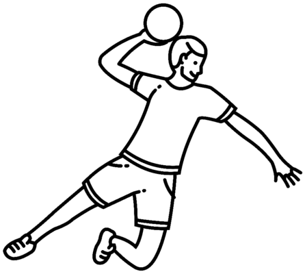 Handball Coloring Pages Printable for Free Download