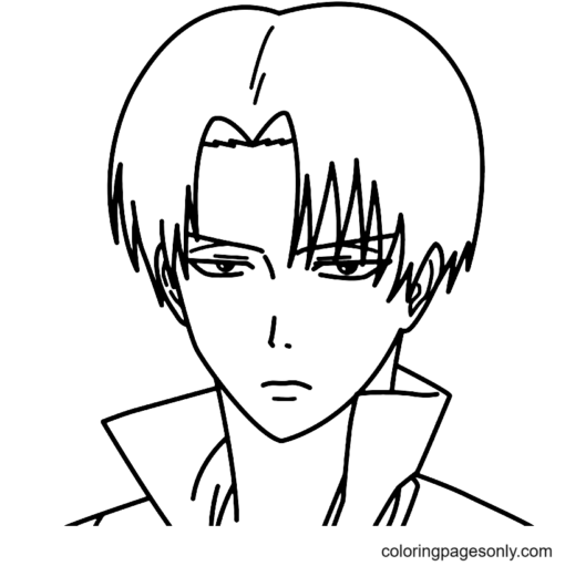 Levi Ackerman Coloring Pages Printable for Free Download