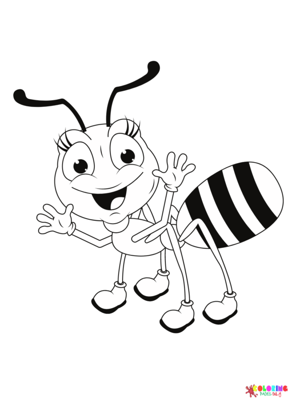 Ant Coloring Pages Printable for Free Download