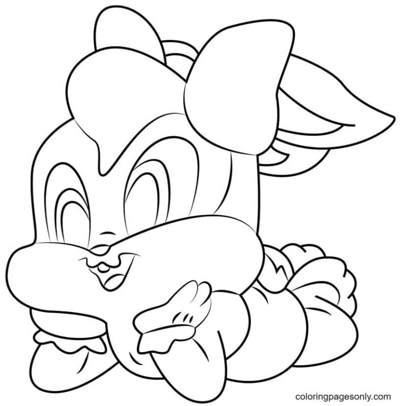 Lola Bunny Coloring Pages Printable for Free Download