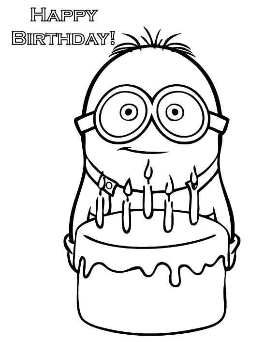 Minion Coloring Pages Printable for Free Download