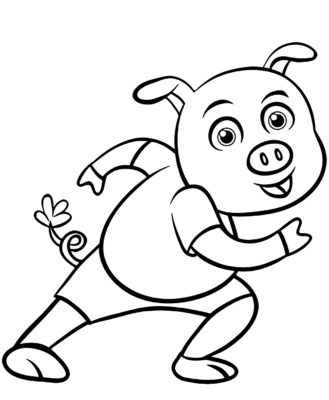 Pig Coloring Pages Printable for Free Download