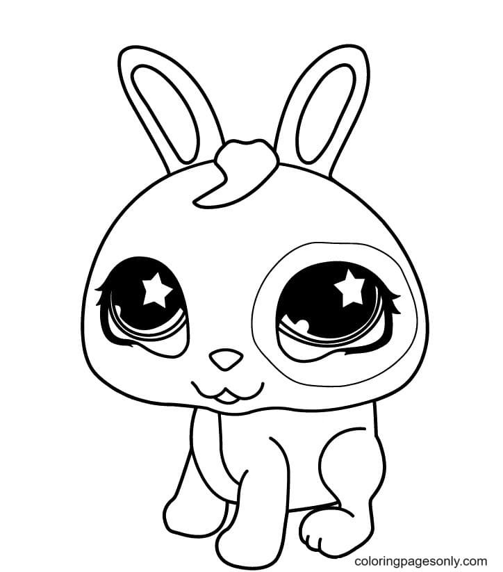 cute bunnies coloring pages
