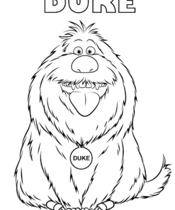 The Secret Life of Pets Coloring Pages Printable for Free Download