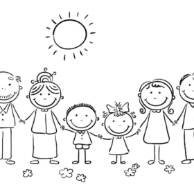 Family Coloring Pages Printable for Free Download