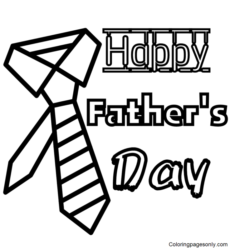 Father's Day Coloring Pages Printable for Free Download