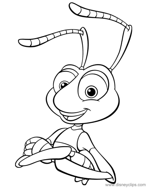 A Bug's Life Coloring Pages Printable For Free Download