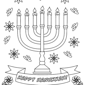 BEST VALUE 30 Hanukkah Maze Coloring Book Instant Download