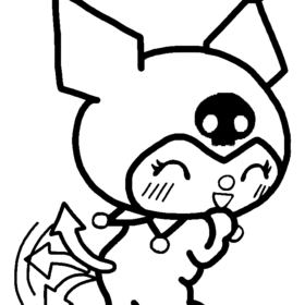 Kuromi Coloring Pages Printable for Free Download