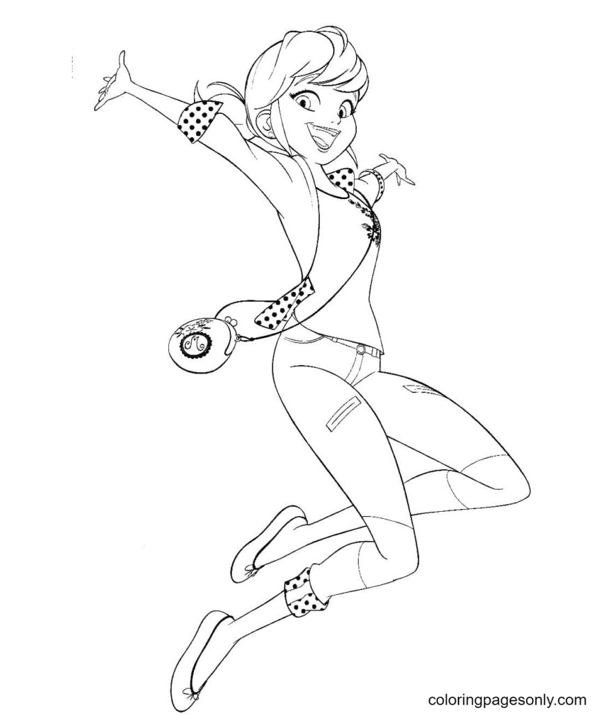 Ladybug and Cat Noir Coloring Pages Printable for Free Download