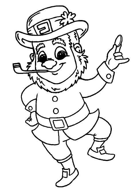 Leprechaun Coloring Pages Printable for Free Download