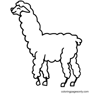 Llama Coloring Pages Printable for Free Download