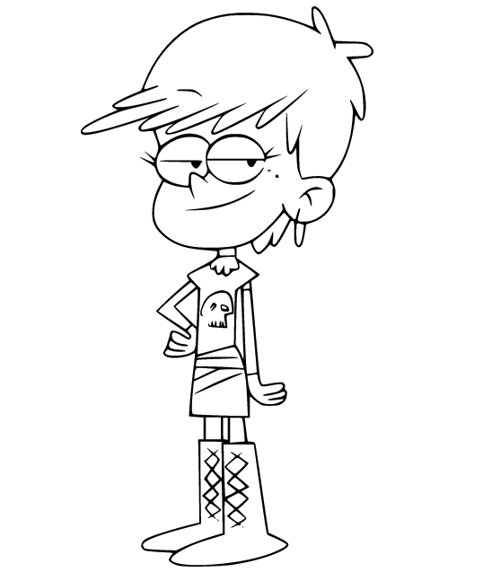 The Loud House Coloring Pages Printable for Free Download