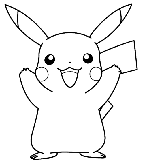 Pikachu Coloring Pages Printable For Free Download