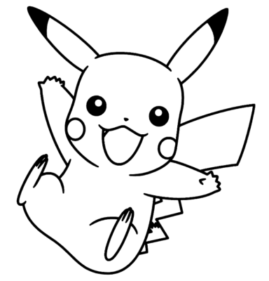 Pikachu Coloring Pages Printable for Free Download