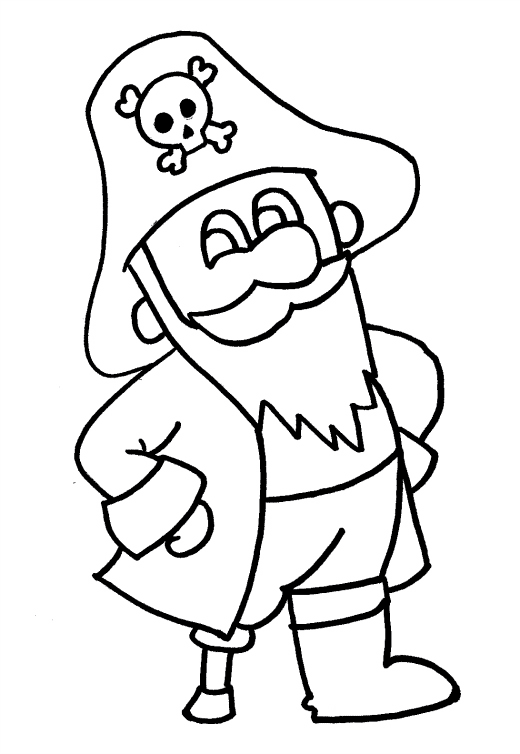 Pirate Coloring Pages Printable for Free Download