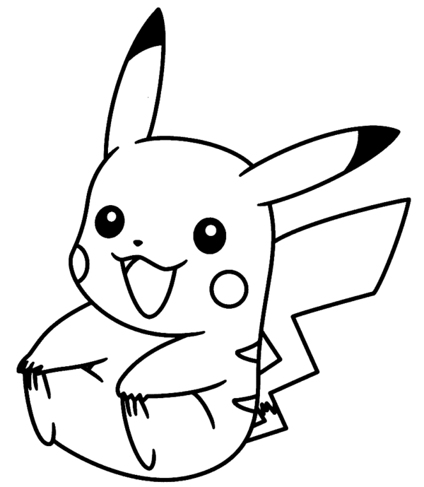 Pikachu Coloring Pages Printable for Free Download