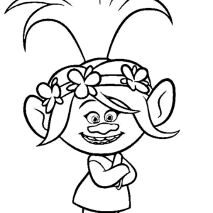 Poppy Coloring Pages Printable for Free Download