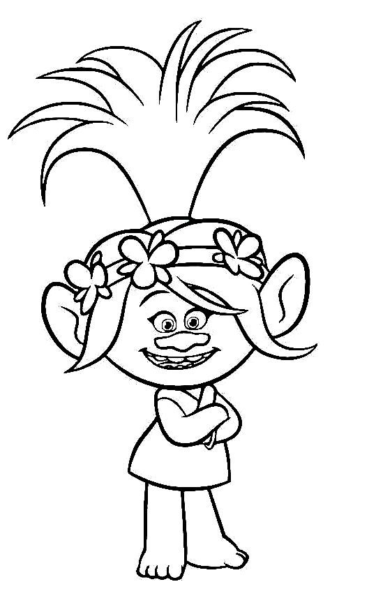 Poppy Coloring Pages Printable for Free Download