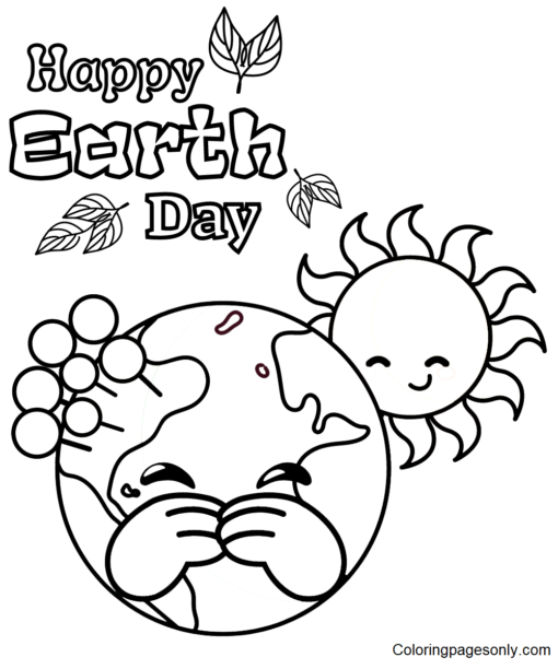 Earth Day Coloring Pages Printable for Free Download