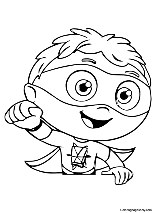 Super Why Coloring Pages Printable for Free Download