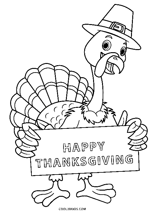 Turkey Coloring Pages Printable for Free Download