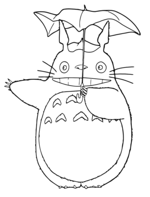 My Neighbor Totoro Coloring Pages Printable for Free Download