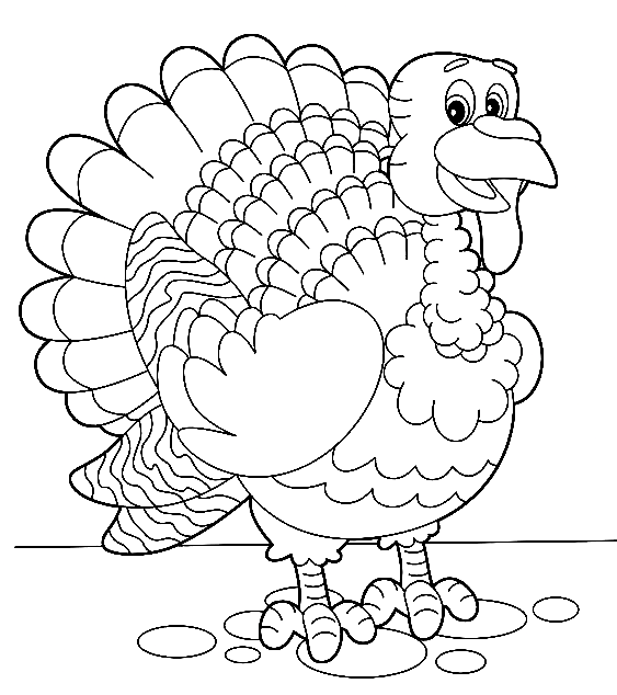 Turkey Coloring Pages Printable for Free Download