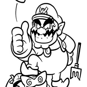 Wario Coloring Pages Printable for Free Download