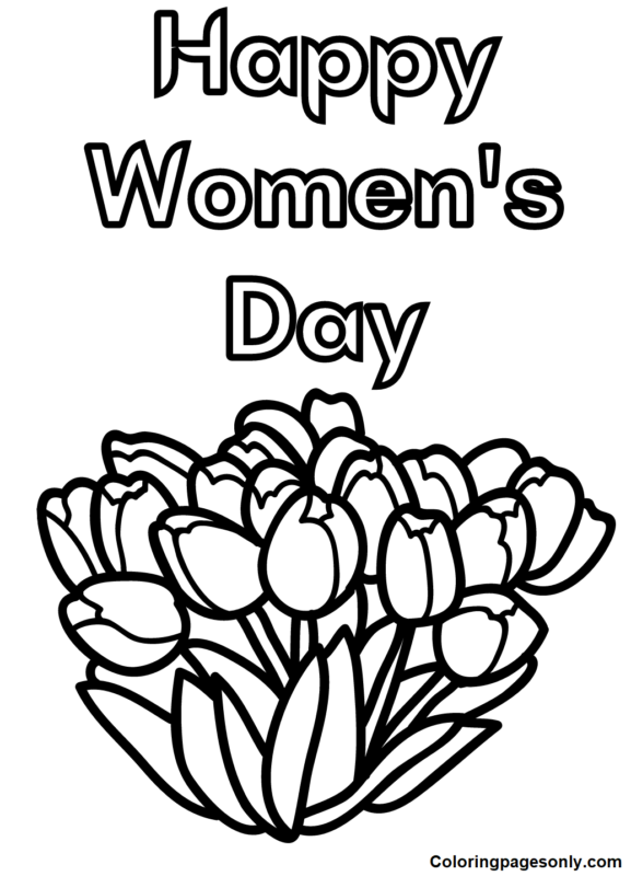 Womens day Coloring Pages Printable for Free Download